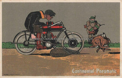 Lot - 10 AK Werbung Continental Pneumatic - um 1914 Zustand I-II, ...