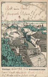 Litho WW 715 Karl Schwetz Weissenkirchen - 1920 Zustand II, Karton kl ...