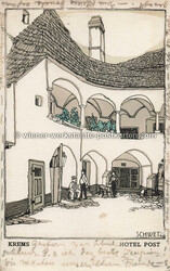 Litho WW 718 Karl Schwetz Krems- mit Feldpost - 1915 Zustand I-II, ...