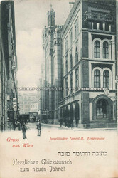 Wien II - Tempelgasse Synagoge - 1899 Zustand I-II, ...