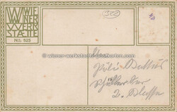 Litho WW 525 Mela Koehler - 1910 Zustand II, RS Karton fleckig,kl ...