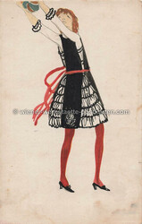 Litho WW 845 nicht signiert - 1921 Zustand II, leicht fleckig,gelaufen