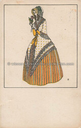 Litho WW 131 Urban Janke - 1910 Zustand II, Knicke und Druckstellen ...