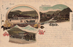 Litho - Skole - 1903 Zustand I-, gelaufenAutomatically generated ...