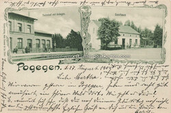 Pogegen - Litauen - Bahnhof - 1900 Zustand I-II, ...