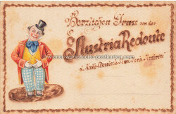 Holzbrandkarte - Austria Redoute Studenten - um 1930 Zustand I-II, ...