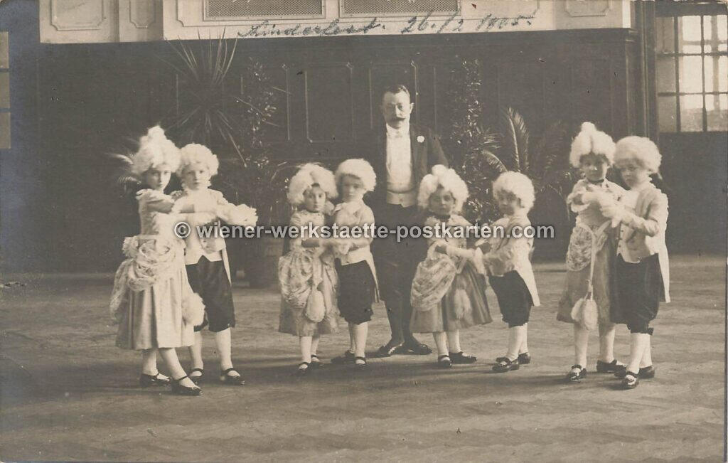 Set - 2 Fotokarten AK Kinderfest Foto August Sander Linz - um 1905 ...