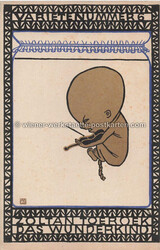 Litho WW 81 Moritz Jung – 1907 Zustand I-II, rückseitige Haftspur ...