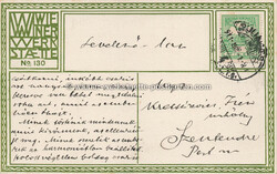 Litho WW 130 Urban Janke – 1911 Zustand I-II, gelaufenAutomatically ...