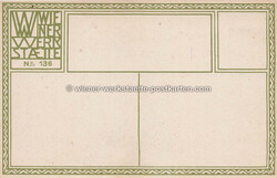 Litho WW 136 Urban Janke – 1908 Zustand I, nicht ...