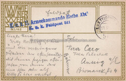 Litho WW 142 Josef Diveky – 1915 als Feldpost gelaufen Zustand I-II ...