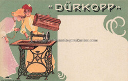 Dürkopp Nähmaschinen - 1900 Zustand I-, nicht gelaufenAutomatically ...