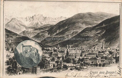 Bozen Drehkarte sig. Felle - 1908 Zustand I-II, gelaufen