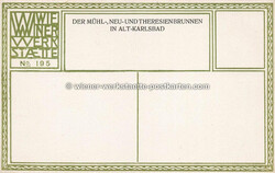 Litho WW 195 Alt Karlsbad – 1909 Zustand I-, nicht ...