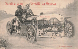 Genova Collage - 1908 Zustand I-II, gelaufen