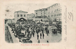 Mezzocorona Viehmarkt - 1902 Zustand II, gelaufen,Stempelspur