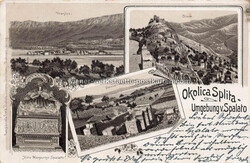 Litho - Split Umgebung Vranjica - 1900 Zustand I-II, gelaufen
