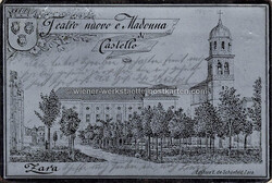 Zara Metallfolienkarte - 1899 Zustand I-II, gelaufen