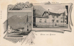 Schaan Hotel Post - um 1905 Zustand I-II, nicht gelaufen