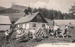 Malbun Untersäss Sennerei - 1919 Zustand I, nicht gelaufen