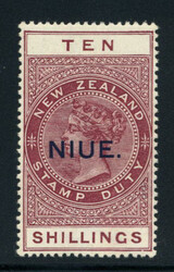 NIUE: Sc.#33 * CHOICE, OG, FRESH! Scott #33, Value $145