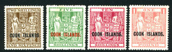 COOK ISLAND: Sc.#103-106 * Set of 4, XF, OG, LG, CHOICE! Scott ...