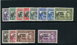 TRISTAN DA CUNHA: Sc.#1-12 * Set of 12, VF, VLH, CHOICE! Scott #1-12, ...