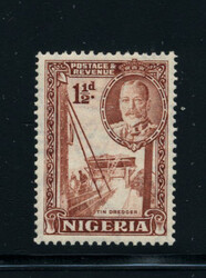 NIGERIA: Sc.#40a * VF, OG, SCARCE! Scott #40a, Value $85