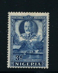 NIGERIA: Sc.#42a * VF, OG, SCARCE! Scott #42a, Value $150