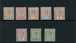 N.NIGERIA: Sc.#1-8 * Set of 8, VF, OG, CHOICE! Scott #1-8, Value $315