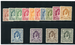 JORDAN: Sc.#169-184 ** Set of 14, VF, OG, FRESH! Scott #169-184, ...