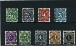 GERMANY: Mi.# I/II-IX/II (Scott Unlisted) O "UNISSUED" values Set of ...