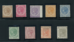 STRAITS SETTLEMENTS: Sc.#10-18 **/* RARE set of 9, VF, CHOICE! Scott ...