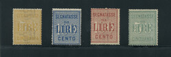 ITALY: Sc.#J21-J24 ** Set of 4, F-VF, NH, SCARCE! Scott #J21-24, ...