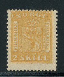 NORWAY: Sc.#6 * CHOICE, Fresh, OG, Fine, SCARCE! Scott #6, Value $750