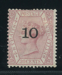 STRAITS SETTLEMENTS: Sc.#24g * VF, OG, CHOICE! Scott #24g, Value $325
