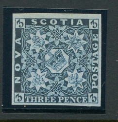 NOVA SCOTIA: Sc.#2 ** SUPERB, NH, BRILLIANT, EXT. RARE GEM! With Cert ...