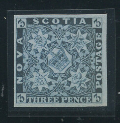 NOVA SCOTIA: Sc.#3 ** SUPERB, NH, RARE QUALITY GEM! VGG. Cert. Scott ...