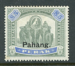 MALAYA-PAHANG: Sc.#20 * VF, OG, VERY SCARCE!  Scott #20, Value $1,700