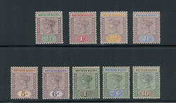 NORTH NIGERIA: Sc.#1-9 * Set of 9, VF, OG, SCARCE! Scott #1-9, Value ...