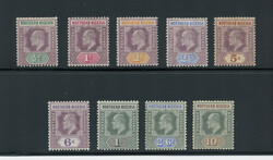 NORTH NIGERIA: Sc.#10-18 * Set of 9, VF, OG, SCARCE! Scott #10-18, ...