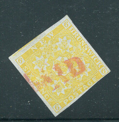 NEW BRUNSWICK: Sc.#2 O SUPERB, red "PAID" cancel, RARE QUALITY. Ex. ...