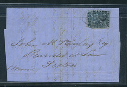 NOVA SCOTIA: Sc.#3a [C] SPECTACULAR, showing two "Bisects" tied to ...