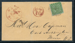 NOVA SCOTIA: Sc.#4 [C] SUPERB example tied to cover, CHOICE! Royal ...