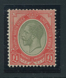 SOUTH AFRICA: Sc.#16a * "GREY GREEN", SCARCE, VF, OG, LH, CHOICE!  ...