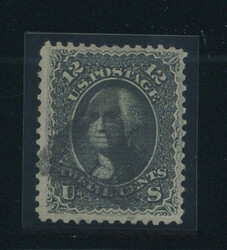 U.S.A. : Sc.#85E O RARE, VF, FANCY cancel, CHOICE! PF. Certs. Scott ...