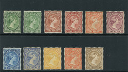 FALKLAND ISL.: Sc.#9-18 * Set of 11, VF, OG, CHOICE!  Scott #9-18, ...