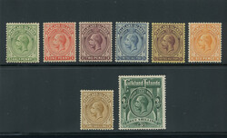 FALKLAND ISL.: Sc.#41-48 * Set of 8, VF, OG, CHOICE!  Scott #41-48, ...