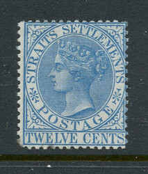 STRAITS SETTLEMENTS: Sc.#14 * VF, LH, CHOICE! Scott #14, Value $230