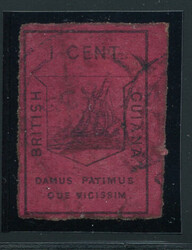 BRITISH GUIANA: Sc.#6 O SUPERB app., CDS, flts., EXT. RARE! BPA. Cert ...